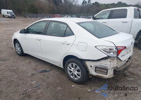 2015 Toyota Corolla L из США, поврежденный, VIN 2T1BURHE1FC430393